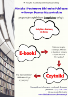 Czytniki i e-booki w bibliotece!
