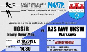 NOSiR NDM vs. AZS AWF UKSW Warszawa