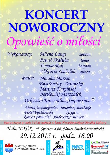 Koncert Noworoczny - "Opowieść o miłości".