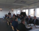 Spotkanie dotyczące przyspieszenia prac modernizacyjnych prawego wału Wisły.
