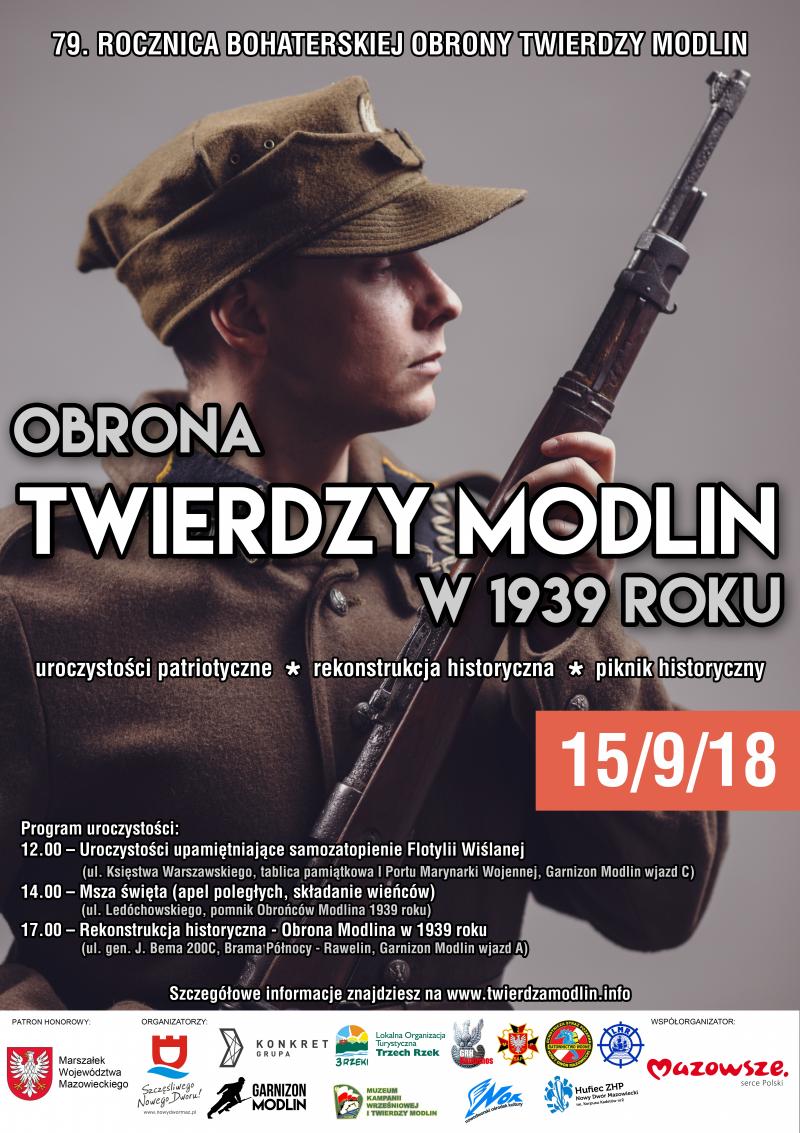 79 Rocznica Bohaterskiej Obrony Twierdzy Modlin - 15.09.2018