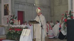 Nabożeństwo w intencji pomyślności Ojczyzny odprawił Jego Ekscelencja Biskup Płocki Piotr Libera.
