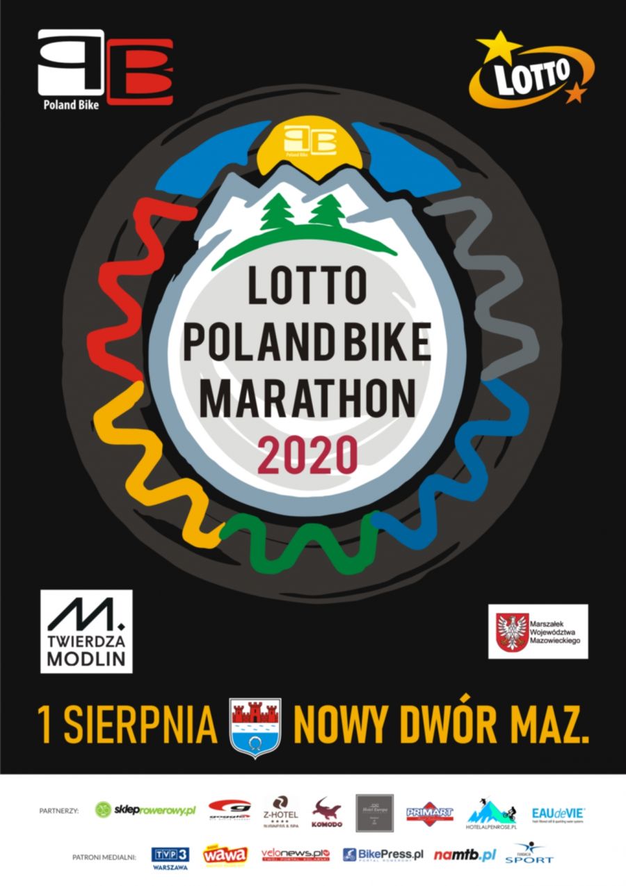 1 sierpnia. LOTTO Poland Bike Marathon  w Nowym Dworze Mazowieckim infografika