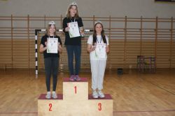I miejsce - Hanna Grądzka, II miejsce - Alicja Komendowska, III miejsce - Amelia Turos.