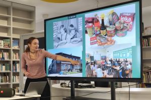 Uczestnicy warsztatów z historii mówionej