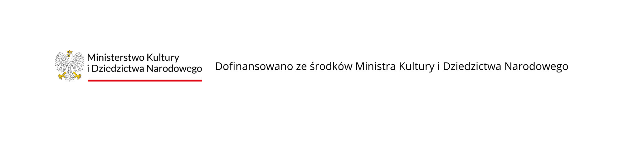 Logo Ministerstwa Kultury i Dziedzictwa Narodowego
