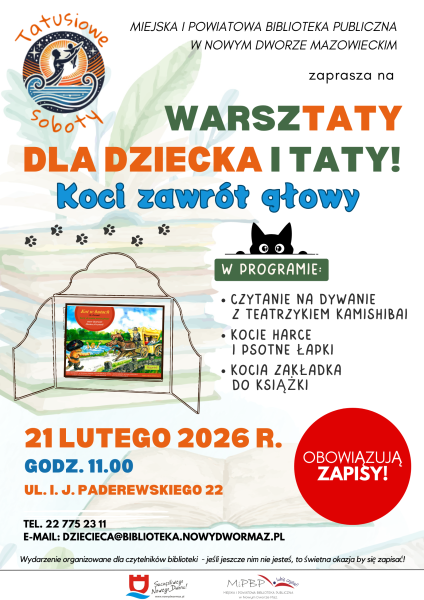 Plakat z informacją o Tatusiowej Sobocie