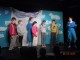 Uczniowie na scenie NOK podczas przedstawienia Bajlandia,...