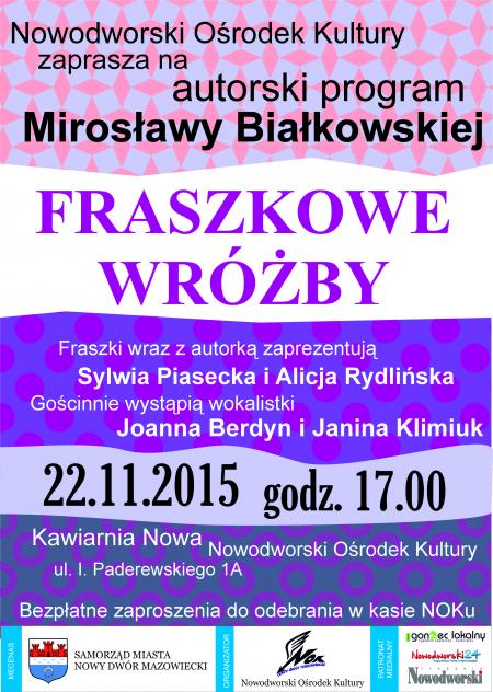 "Fraszkowe wróżby" w NOK-u.