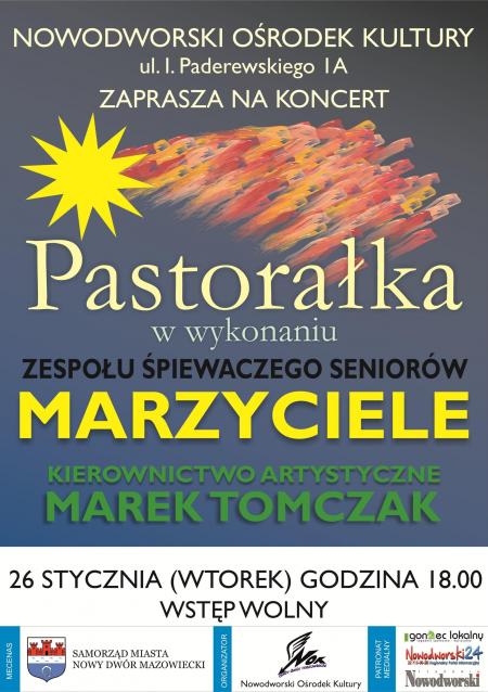 Zaproszenie na koncert pt. "Pastorałka" w wykonaniu...