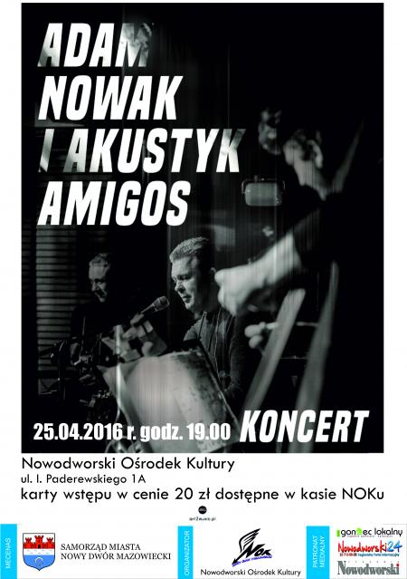 Koncert zespołu Adam Nowak i Akustyk Amigos