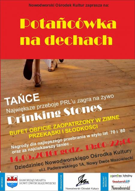 14 maja zapraszamy do Nowodworskiego Ośrodka Kultury na potańcówkę na dechach.