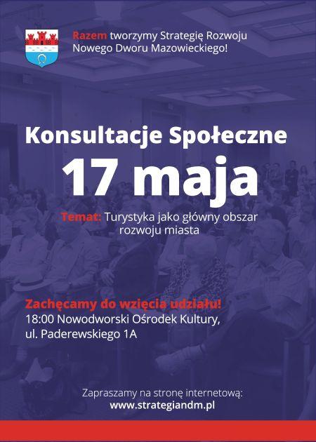 17 maja odbędą się kolejne konsultacje społeczne ws. strategii rozwoju miasta.