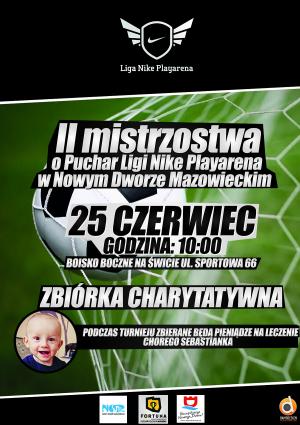 25.06.2016r. godz. 10:00 na boisku bocznym NOSiR-u odbędą się II Mistrzostwa o Puchar Ligi Nike Playarena w Nowym Dworze...