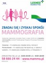 Plakat - badania mammograficzne.