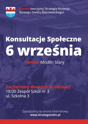 Zaproszenie na 6 września o 18.00 przy Szkolnej 3