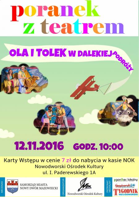 12.11.2016r. o godz. 10:00 zapraszamy do Nowodworskiego...