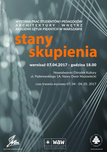 Nowodworski Ośrodek Kultury zaprasza 7 kwietnia o godz. 18:00 na wystawę "Stany skupienia".