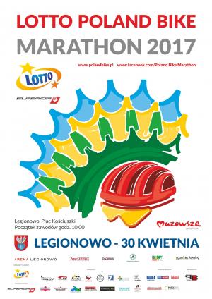 W niedzielę 30 kwietnia w Legionowie odbędzie się trzeci etap kolarskiego cyklu LOTTO Poland Bike Marathon 2017.