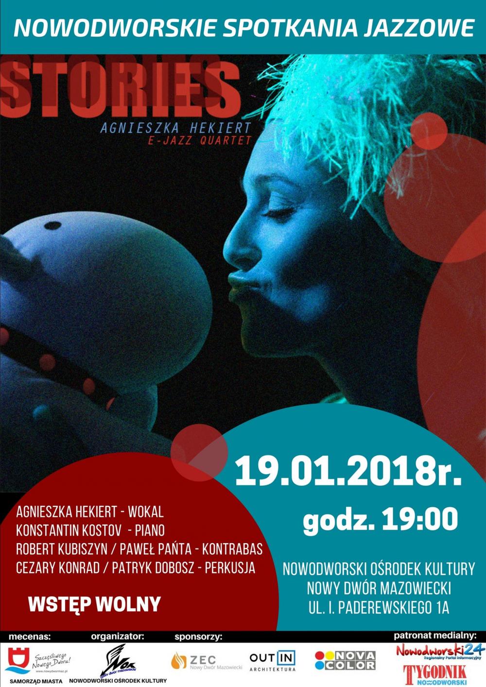 19.01.2018 r. o godz. 19.00 w Nowodworskim Ośrodku Kultury...