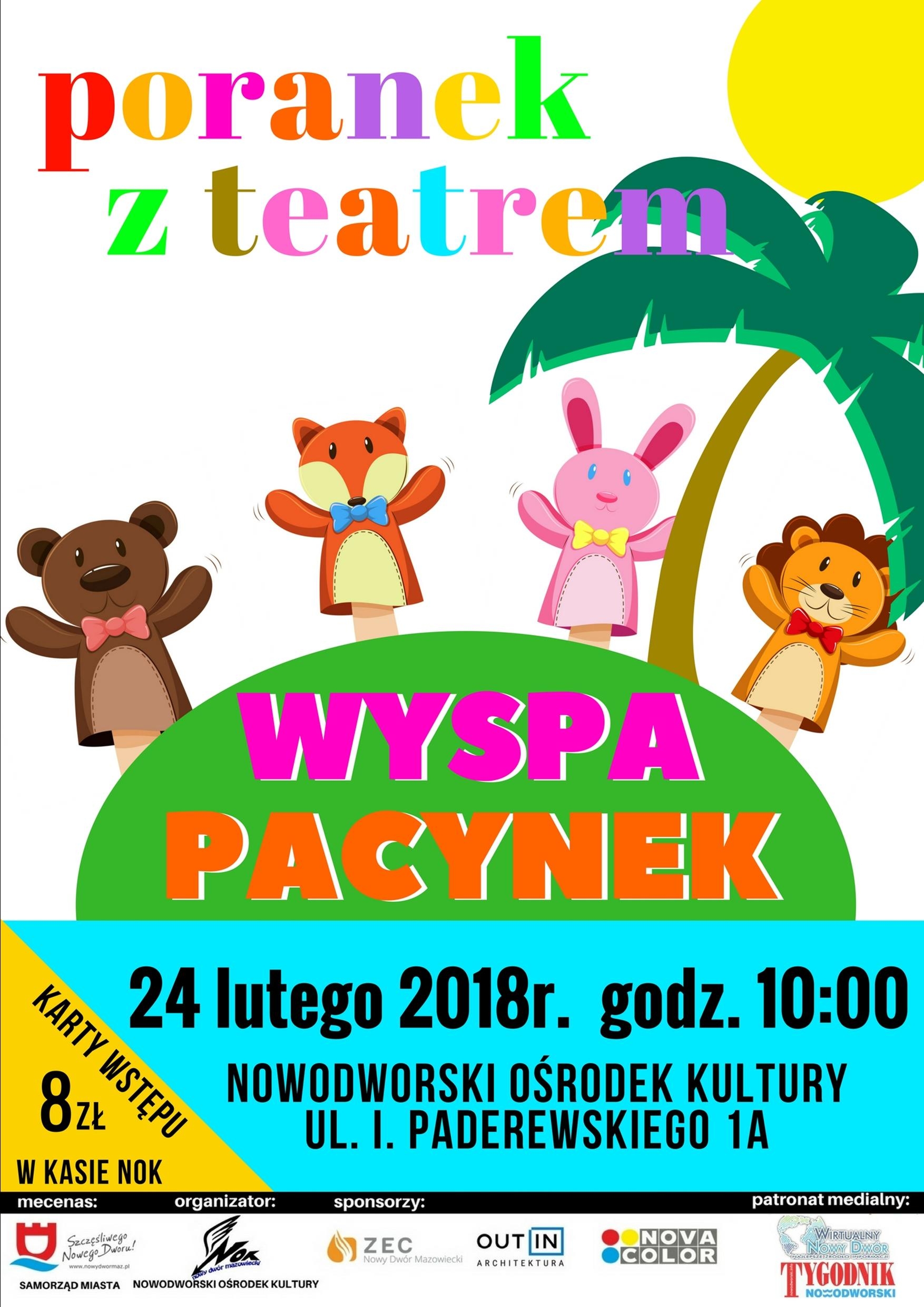 Poranek z teatrem "Wyspa pacynek"