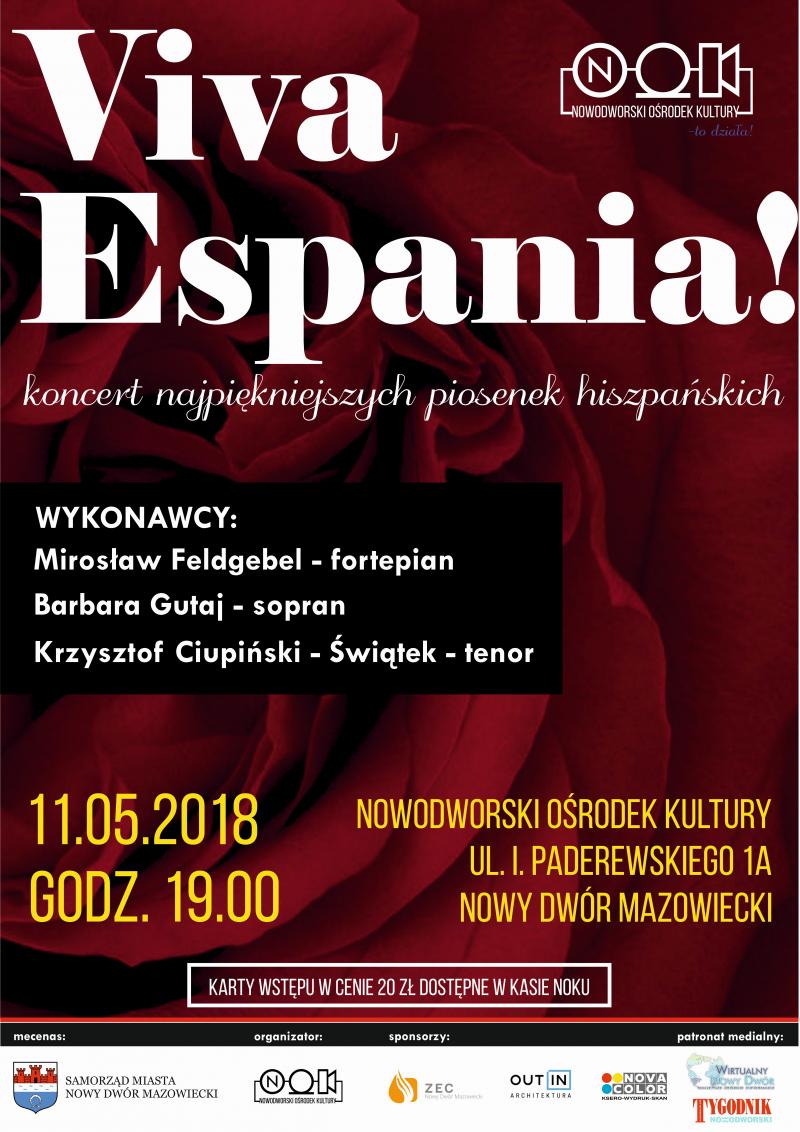 11 maja 2018 r. o godz. 19.00 w NOK-u „VIVA ESPANIA” -...