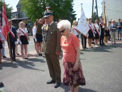 Ppłk w st. spocz. Lech Tomasiak i Jadwiga Kaczorowska.