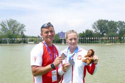 Dorota Borowska V-ce Mistrzynią Świata w C-1 200 m z trenerem Mariuszem Szałkowskim.