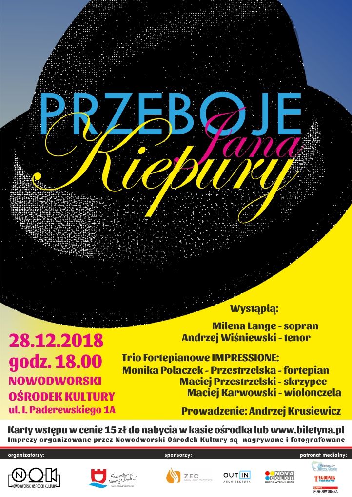 28.12.2018 r. o godz. 18.00 zapraszamy do Nowodworskiego...