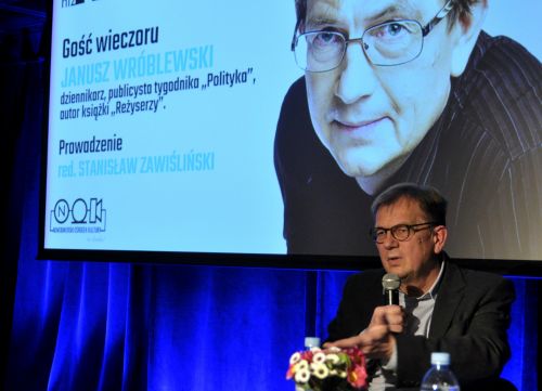 Dziennikarz filmowy Janusz Wróblewski.