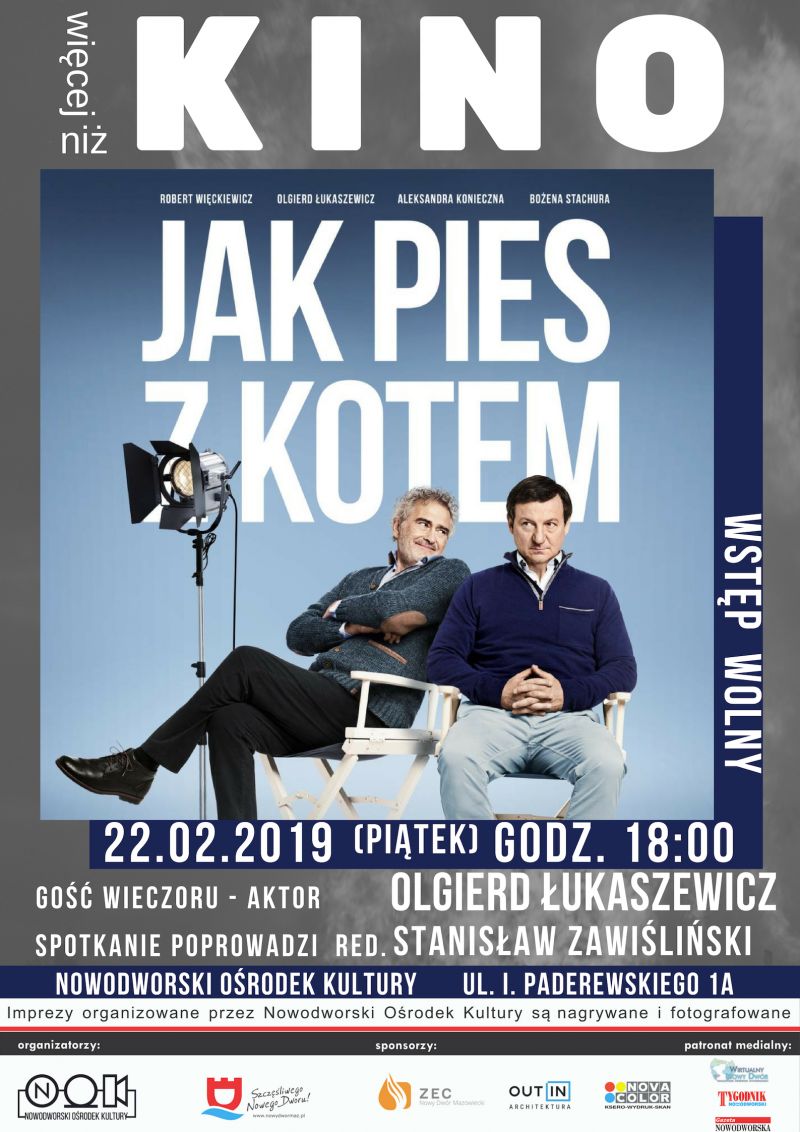 22.02.2019 r. o godz.18.30 zapraszamy do Nowodworskiego...