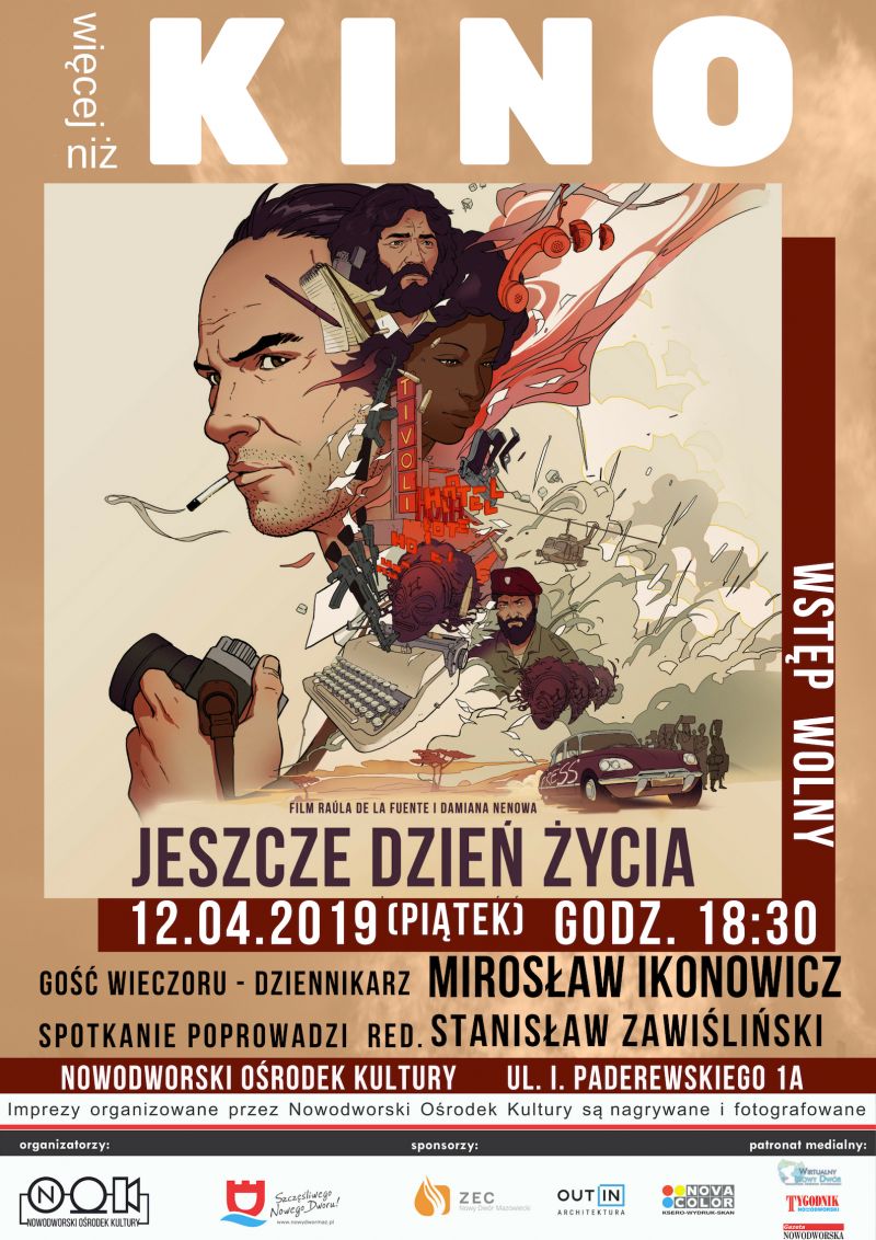 12.04.2019 r. o godz. 18:30 zapraszamy do Nowodworskiego Ośrodka Kultury na spotkanie z cyklu „Więcej niż kino”, podczas...