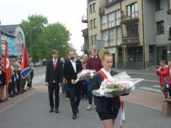 Obchody 84. rocznicy śmierci Marszałka Piłsudskiego w Nowym Dworze Mazowieckim.