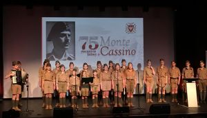 Uroczysta gala finałowa Ogólnopolskiego Konkursu Historycznego zorganizowanego z okazji 75. rocznicy bitwy pod Monte Cassino.