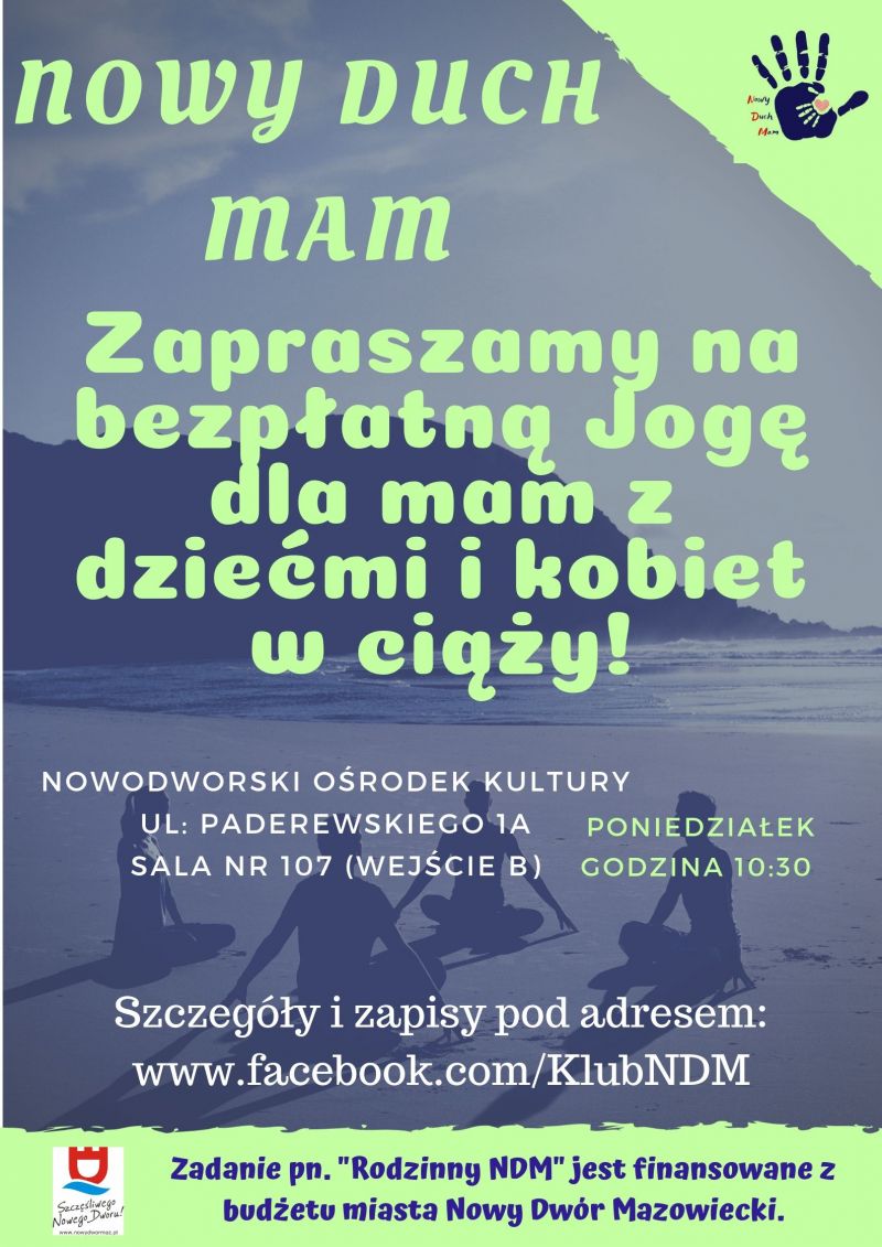 Nowy Duch Mam zaprasza w poniedziałki o godz. 10:30 do...