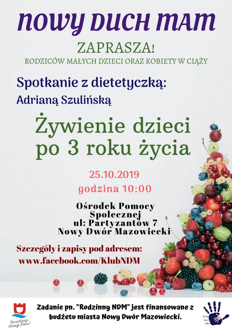 Nowy Duch Mam zaprasza 25.10.2019 r. o godz. 10:00 do...