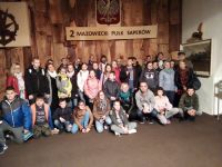 Związek Oficerów Rezerwy Rzeczypospolitej Polskiej zorganizował uczniom nowodworskich szkół lekcję historyczno-wojskową w...