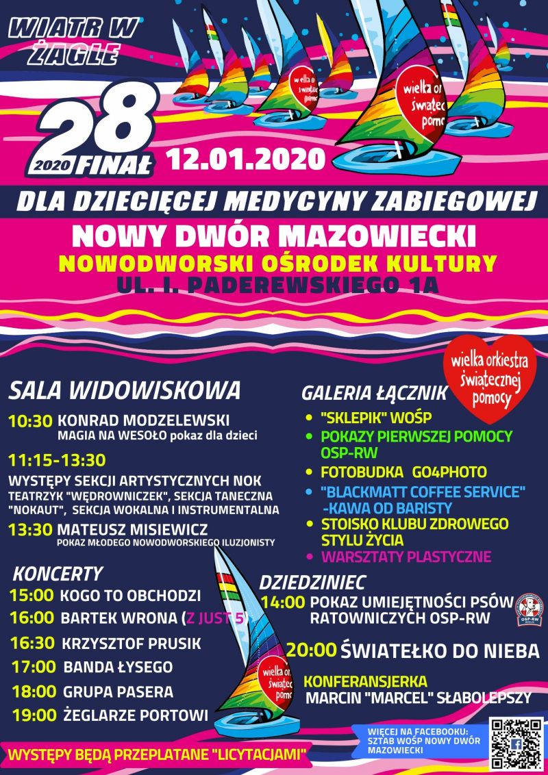 12.01.2020 r. odbędzie się 28. Finał Wielkiej Orkiestry...