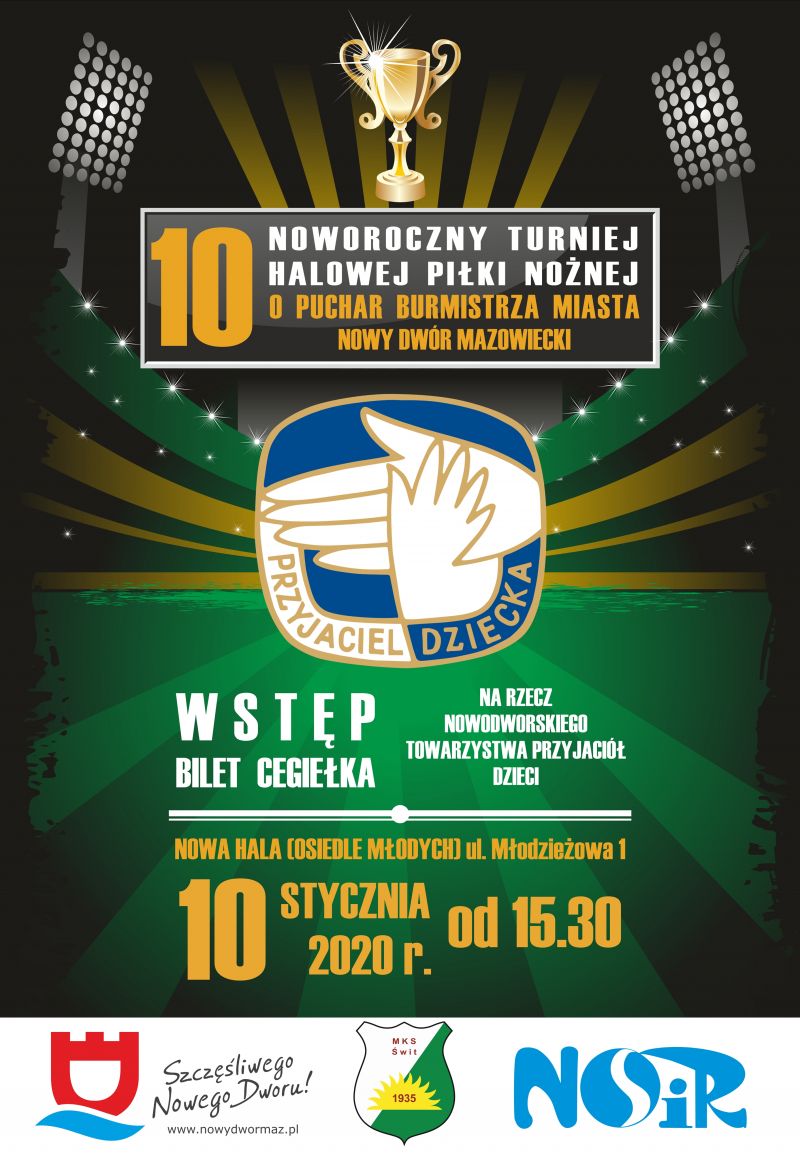 10.01.2020 r. od godz. 15:30 zapraszamy do hali NOSiR na...