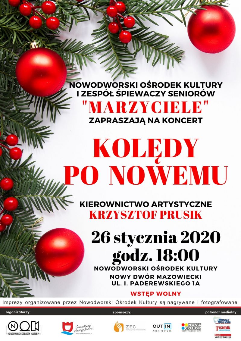 26.01.2020 r. o godz. 18:00 zapraszamy do Nowodworskiego...