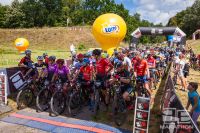 Uczestnicy LOTTO Poland Bike Marathon 2020 w Nowym Dworze Mazowieckim.