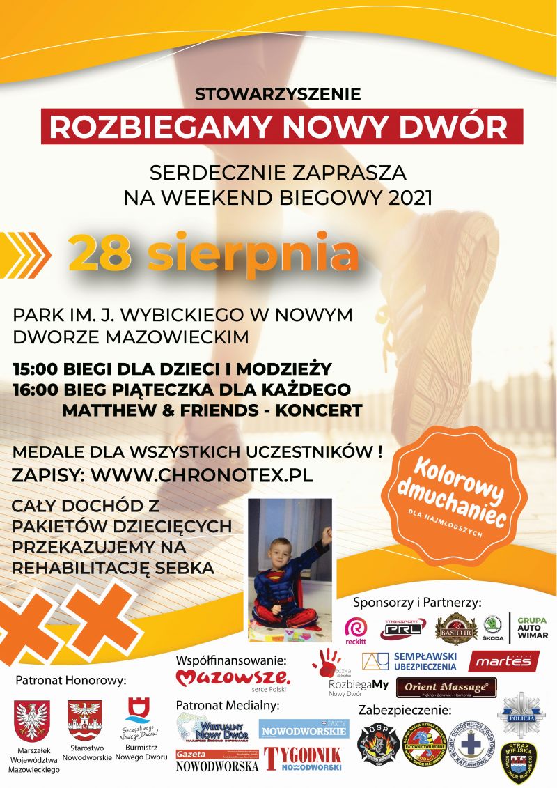 Stowarzyszenie Rozbiegamy Nowy Dwór zaprasza 28 sierpnia...