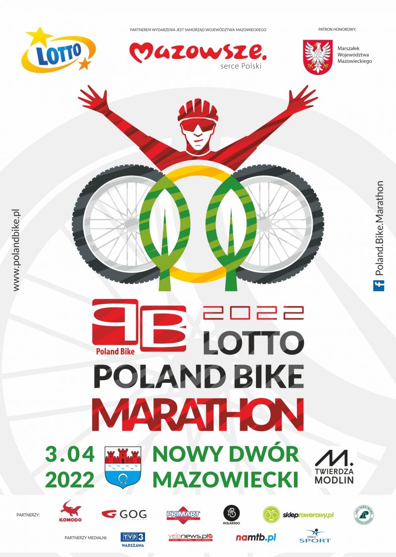LOTTO Poland Bike Marathon 3.04.2022 Nowy Dwór Mazowiecki.