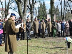 Obchody 82. rocznicy zbrodni katyńskiej w Nowym Dworze Mazowieckim.