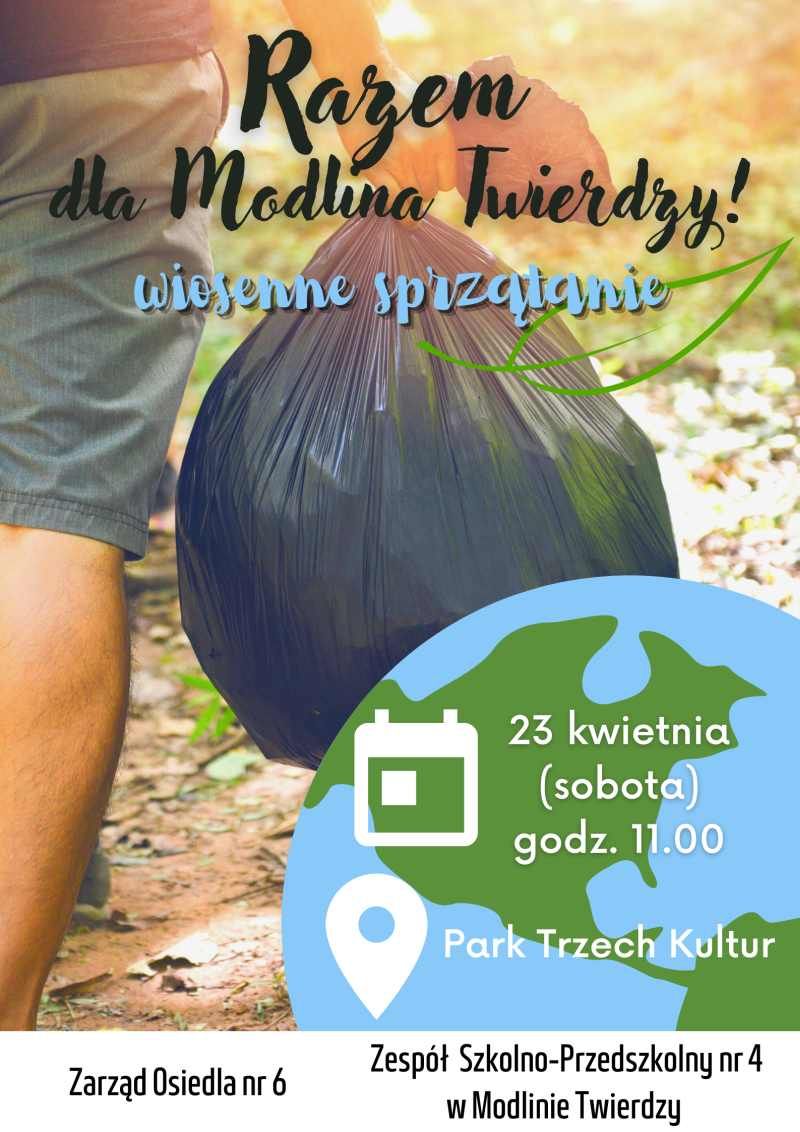 Razem dla Modlina Twierdzy! Wiosenne sprzątanie 23...