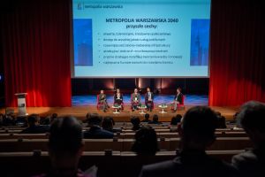 Konferencja inaugurująca przygotowanie Strategii rozwoju metropolii warszawskiej do 2040 roku.