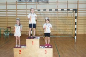 I miejsce Maja Filipiak, II miejsce Paulina Grzybowska, III miejsce Blanka Szablak.