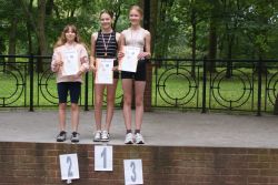 Klasy IV-VI dziewczęta: I miejsce Alicja Komendowska, II miejsce Klara Swatek, III miejsce Aleksandra Wyziska.