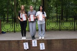 Klasy VII-VIII dziewczęta: I miejsce Hanna Grądzka, II miejsce Anna Śmielińska, III miejsce Nikola Łepkowska.