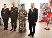 Odznaczona Małgorzata Wachowicz - dyrektor Szkoły Podstawowej w Cygance k. Mińska Mazowieckiego.